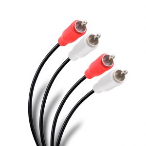 Cable 2 plug RCA a 2 plug RCA de 90 cm