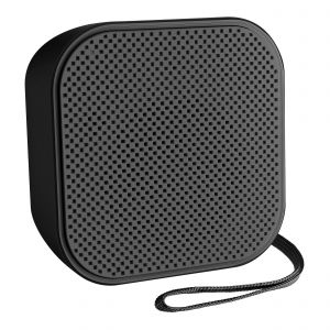 Mini Parlante Bluetooth* con reproductor microSD color negro