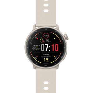 Smart Watch Bluetooth* Touch AMOLED* con función GPS, 1.4”, 3 ATM, 22 mm color beige